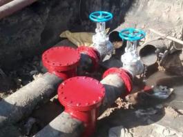 华泰热电亲嘴扒胸摸屁股激烈视频加装阀门顺利完成！