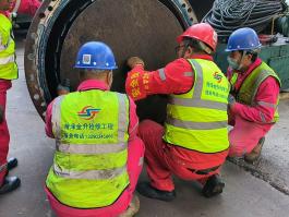 金升管道施工现场